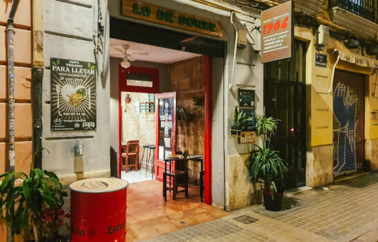 Entrada del restaurante Lo de pontxe