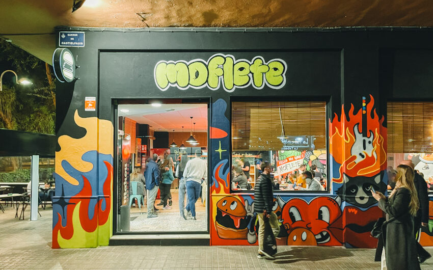 La entrada al restaurante Moflete