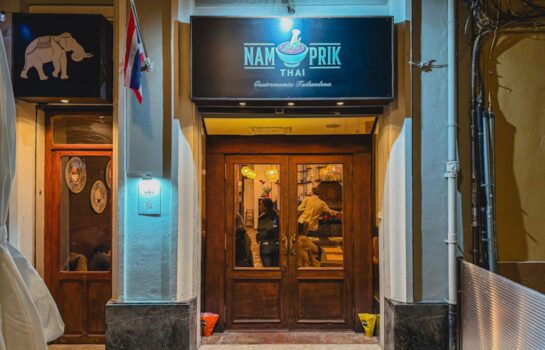 La entrada de Nam Prik Thai