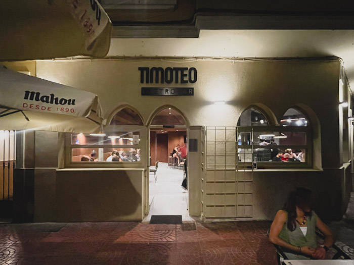 La entrada de Timoteo