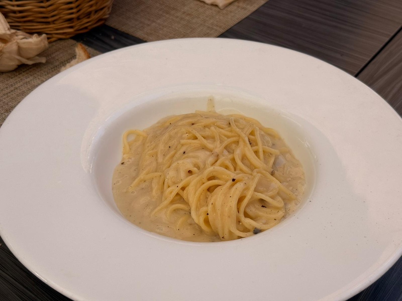La cacio e pepe